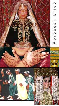 Moroccan bridal costumes