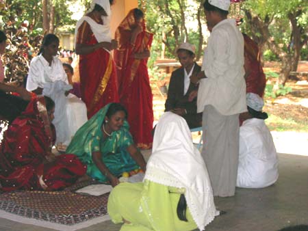 Scenes from a Muslim wedding in India Nikaah