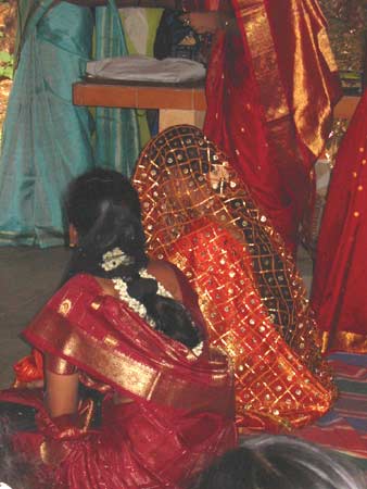 Scenes from a Muslim wedding in India Postwedding rituals Rukshat