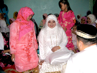 عروس محجبه مالایی مالزی