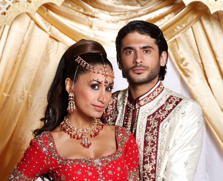 A Pakistani Eastenders wedding in London Actors from the Eastenders show 