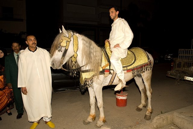 Si Mohamed ready for the wedding ceremony