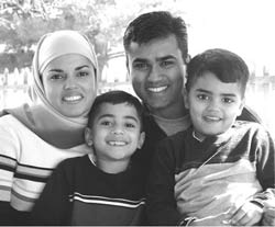 A Muslim family