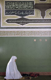 A Muslim woman praying