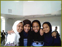 Muslim schoolgirls