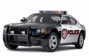 One of the perks of being a cop is that you get to drive a cool car. Yes, I'm a guy, what can I say? This is a Dodge Charger.