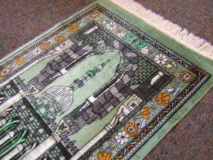 Muslim prayer rug