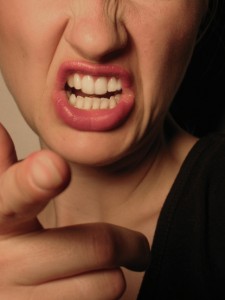 Angry woman, angry wife, abusive woman