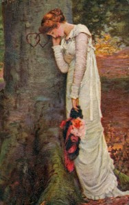 depressed woman lost love