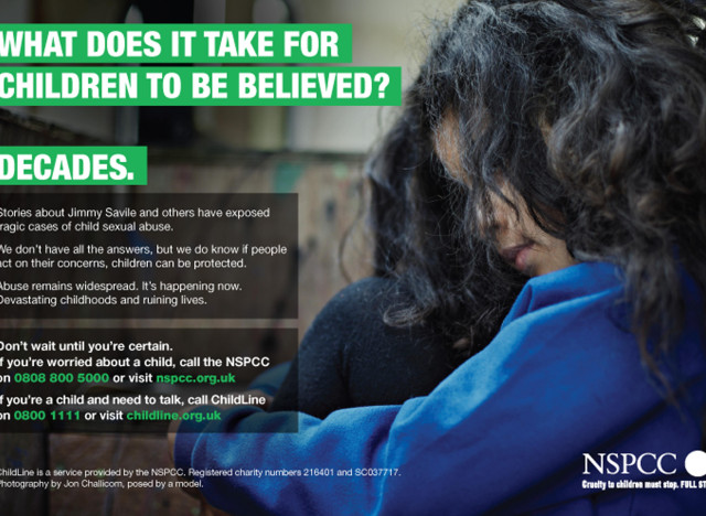 NSPCC poster campaign