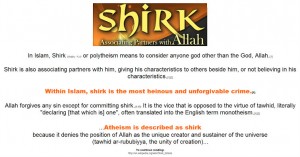 Definition of shirk