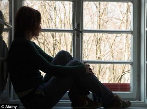 Woman alone