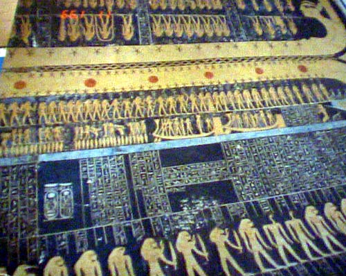 The roof of King Tut's tomb