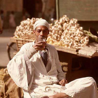 A market seller in Cairo