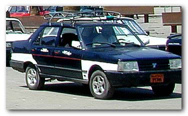 A typical Cairo taxi