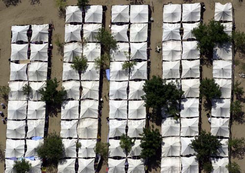 Tents of the Hajj pilgrims at Arafat