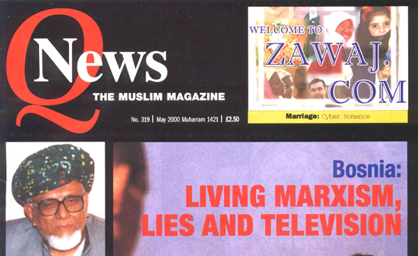 Zawaj.com on cover of Q-News