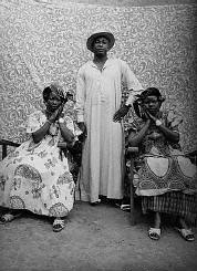 A Malian man with his wives