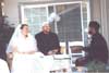 The bride, the groom and the Imam