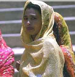 A woman at the wedding