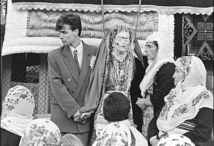 Bride is presented to the village