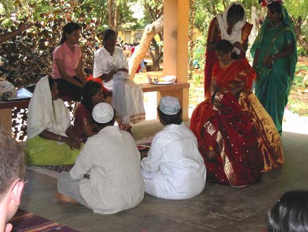 Scenes from a Muslim wedding in India