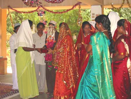 Scenes from a Muslim wedding in India
