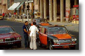 A taxi in Alexandria, Egypt